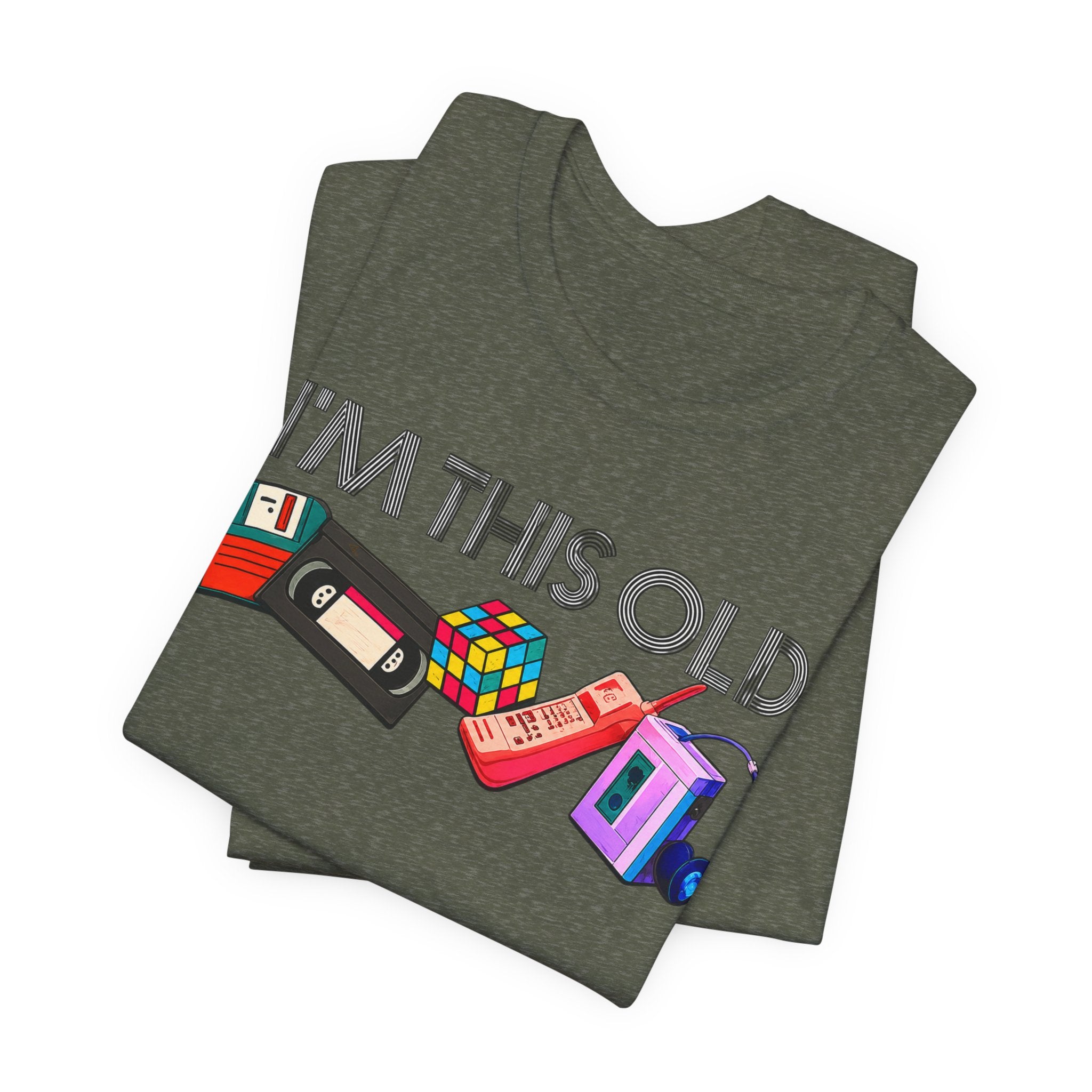 I'm This Old T-Shirt | Retro 80s & 90s Nostalgia Graphic Tee
