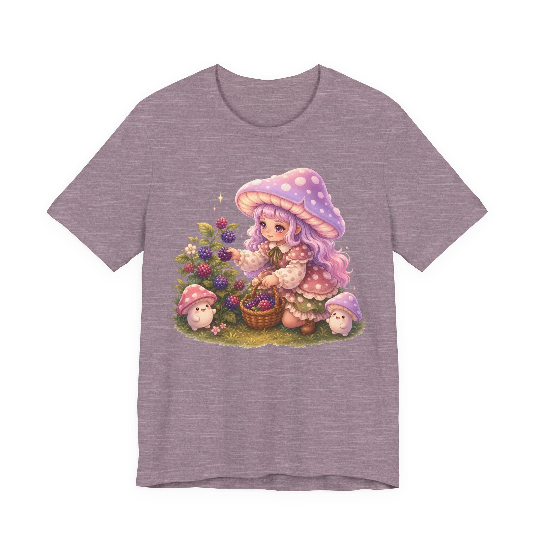 Mushmella's Berry Patch Cottagecore Mushroom Girl T-Shirt