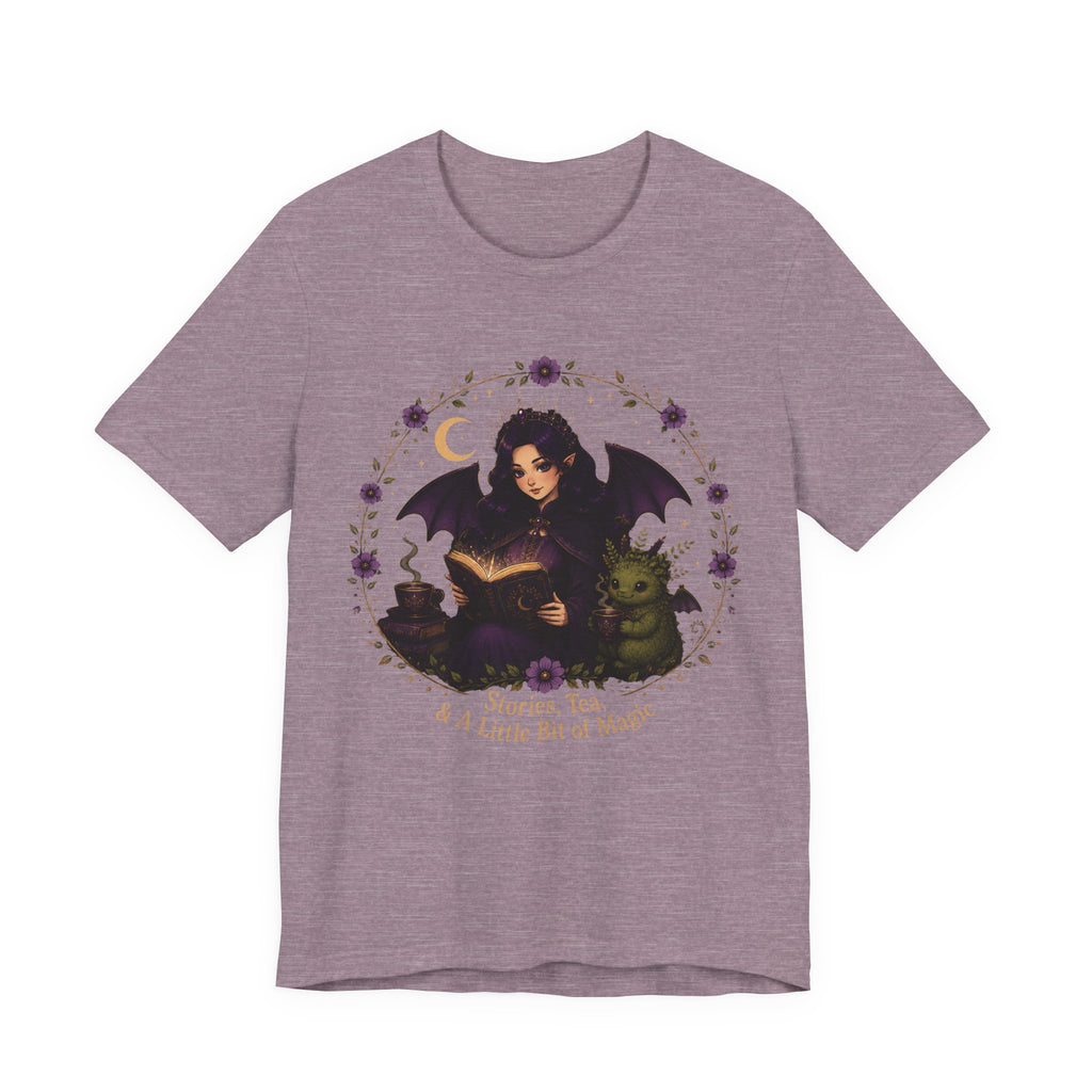 Vespera's Midnight Stories | Cozy Gothic Fantasy Witch T-Shirt