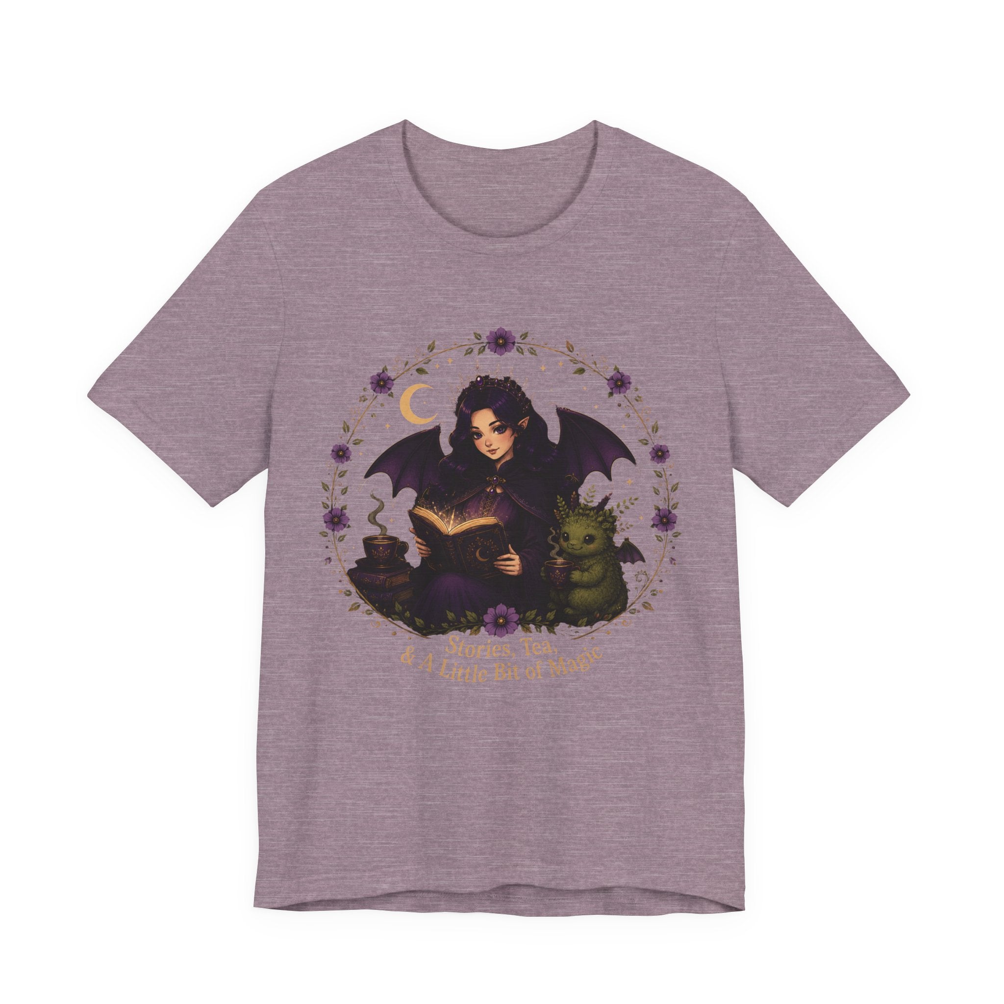 Vespera's Midnight Stories | Cozy Gothic Fantasy Witch T-Shirt