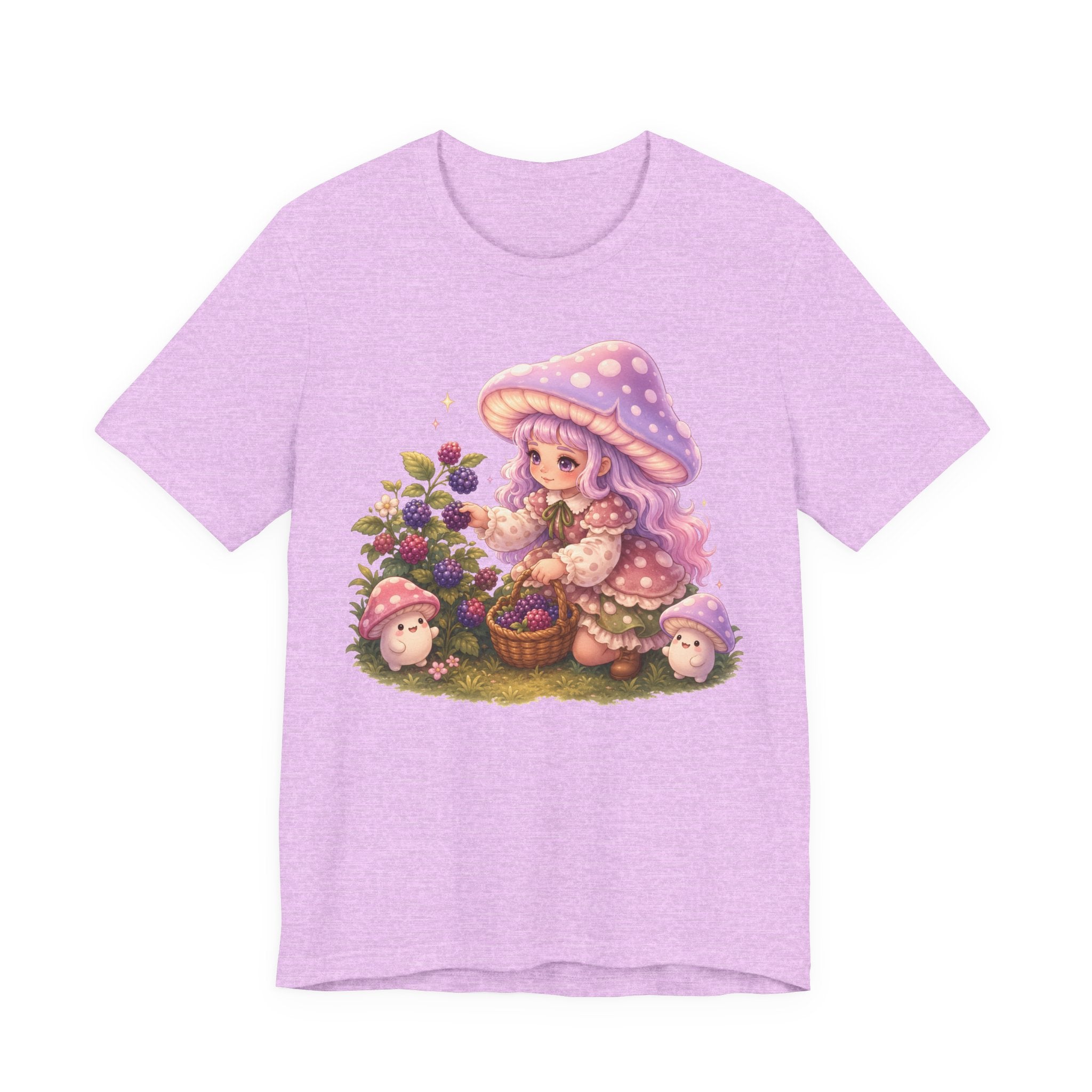 Mushmella's Berry Patch Cottagecore Mushroom Girl T-Shirt