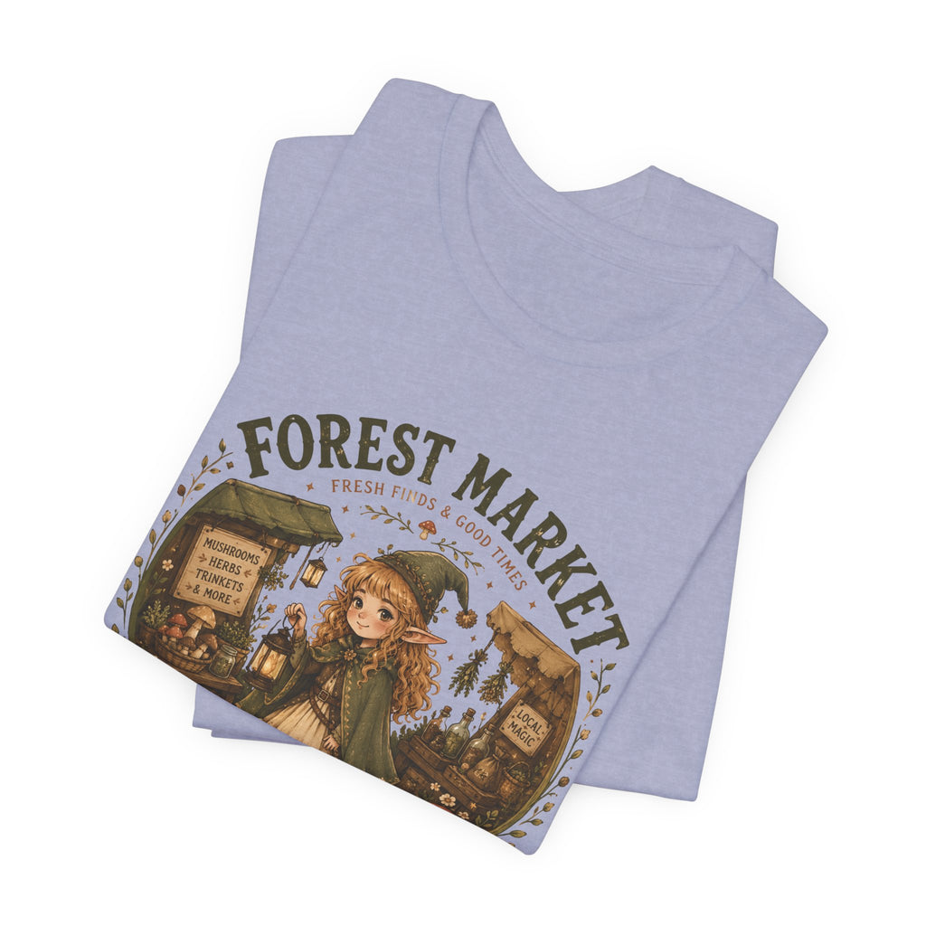 Fernie's Forest Market T-Shirt | Cottagecore Fantasy Woodland Tee