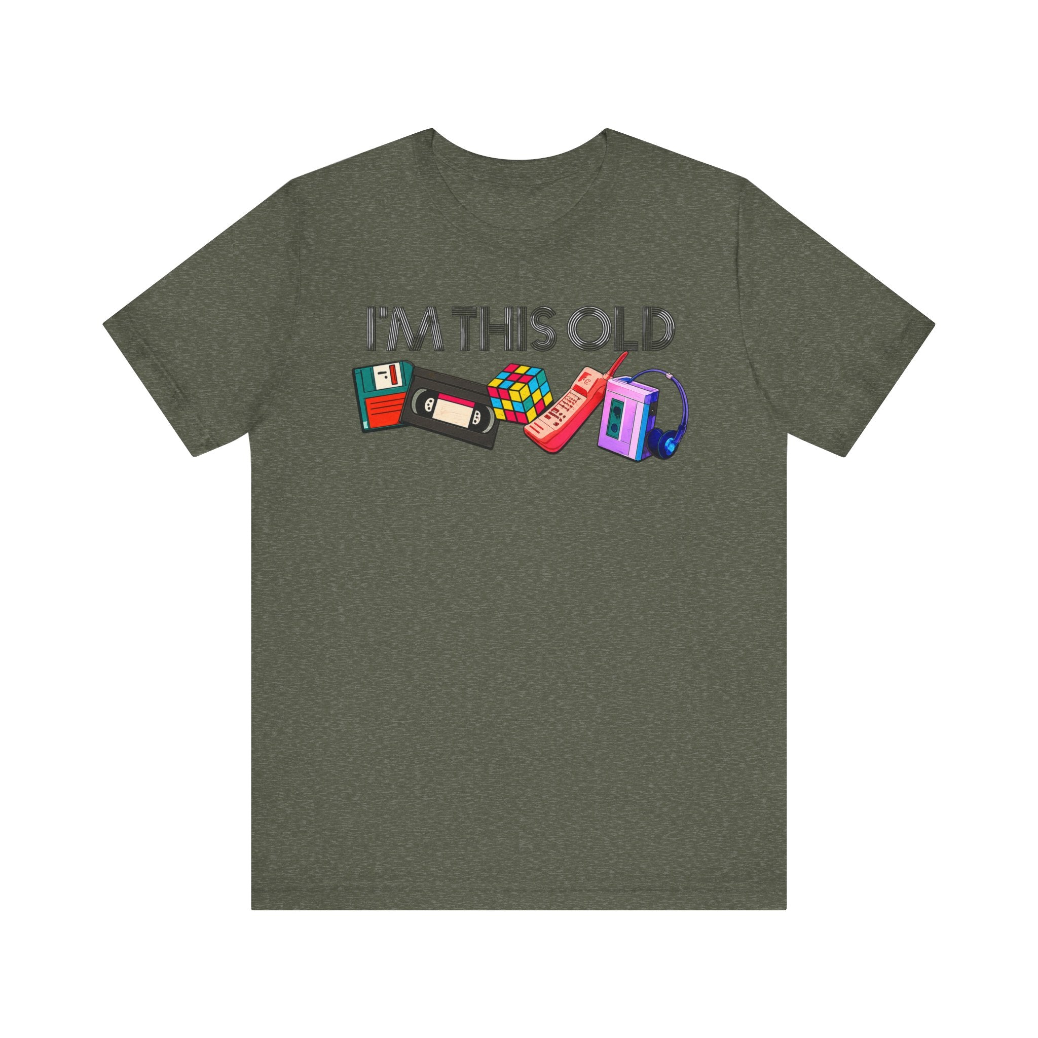 I'm This Old Retro Nostalgia Tee | 80s & 90s Throwback Graphic Shirt
