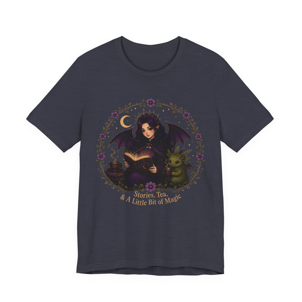 Vespera's Midnight Stories | Cozy Gothic Fantasy Witch T-Shirt