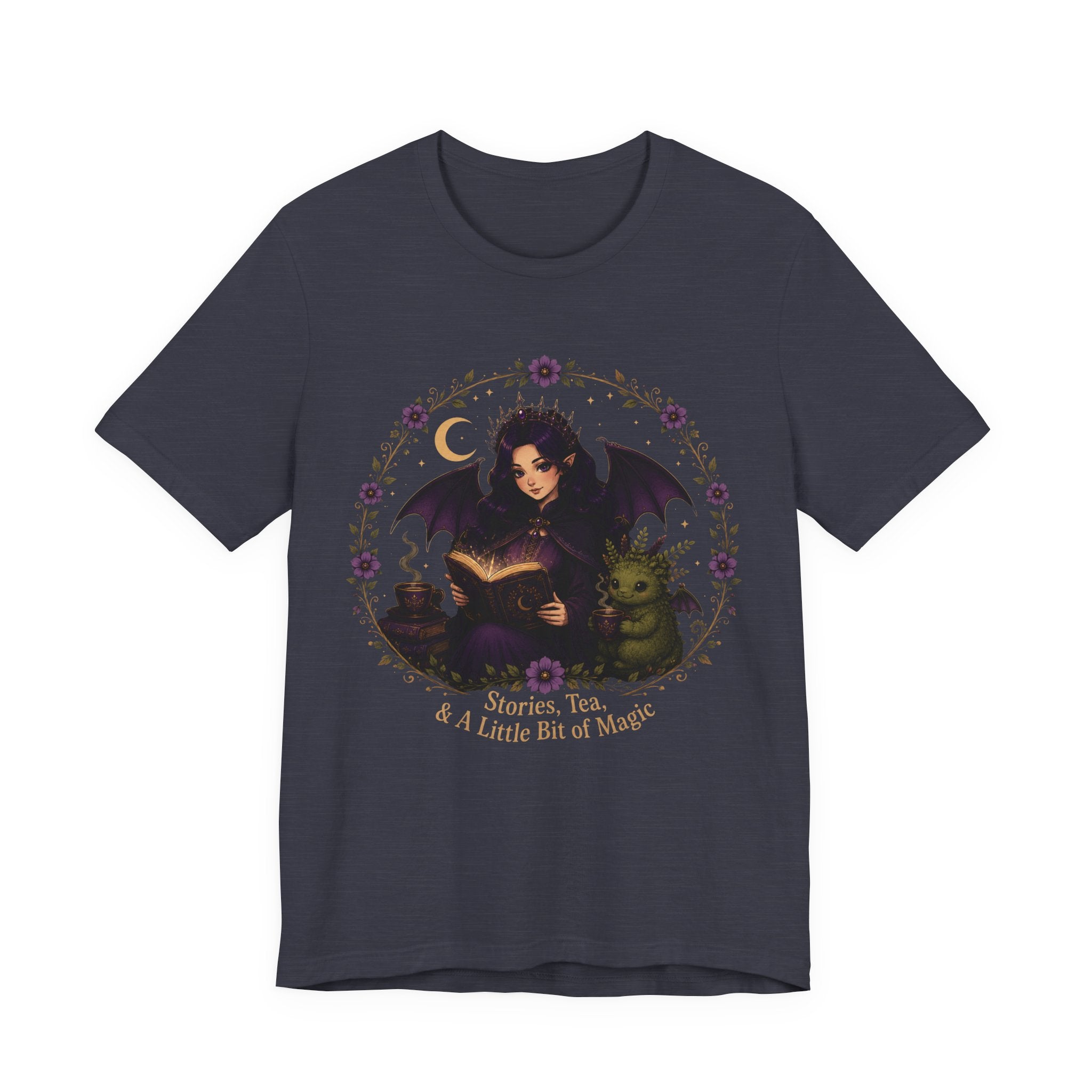 Vespera's Midnight Stories | Cozy Gothic Fantasy Witch T-Shirt