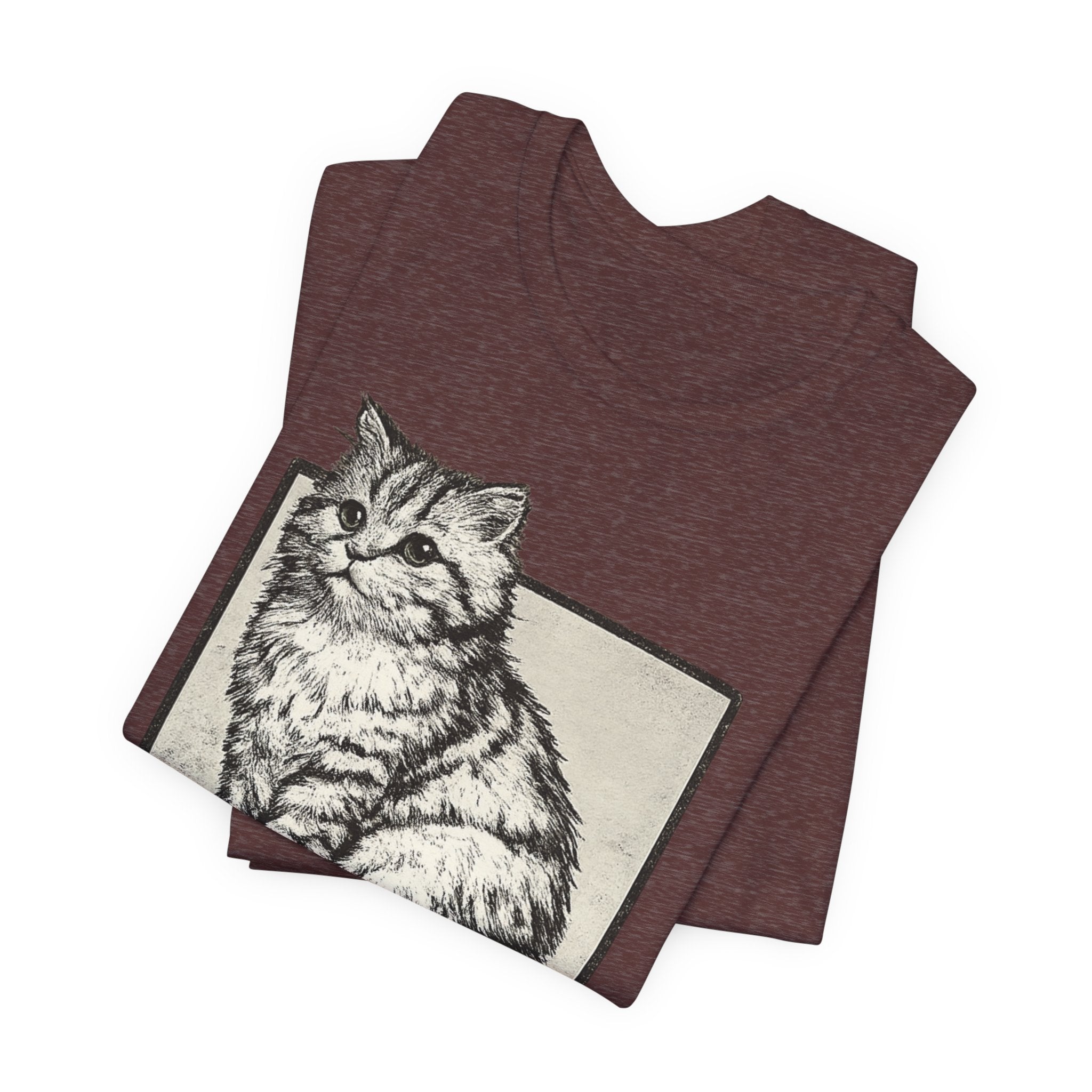 Tech Support Cat T-Shirt | Funny IT & Computer Lover Graphic Tee