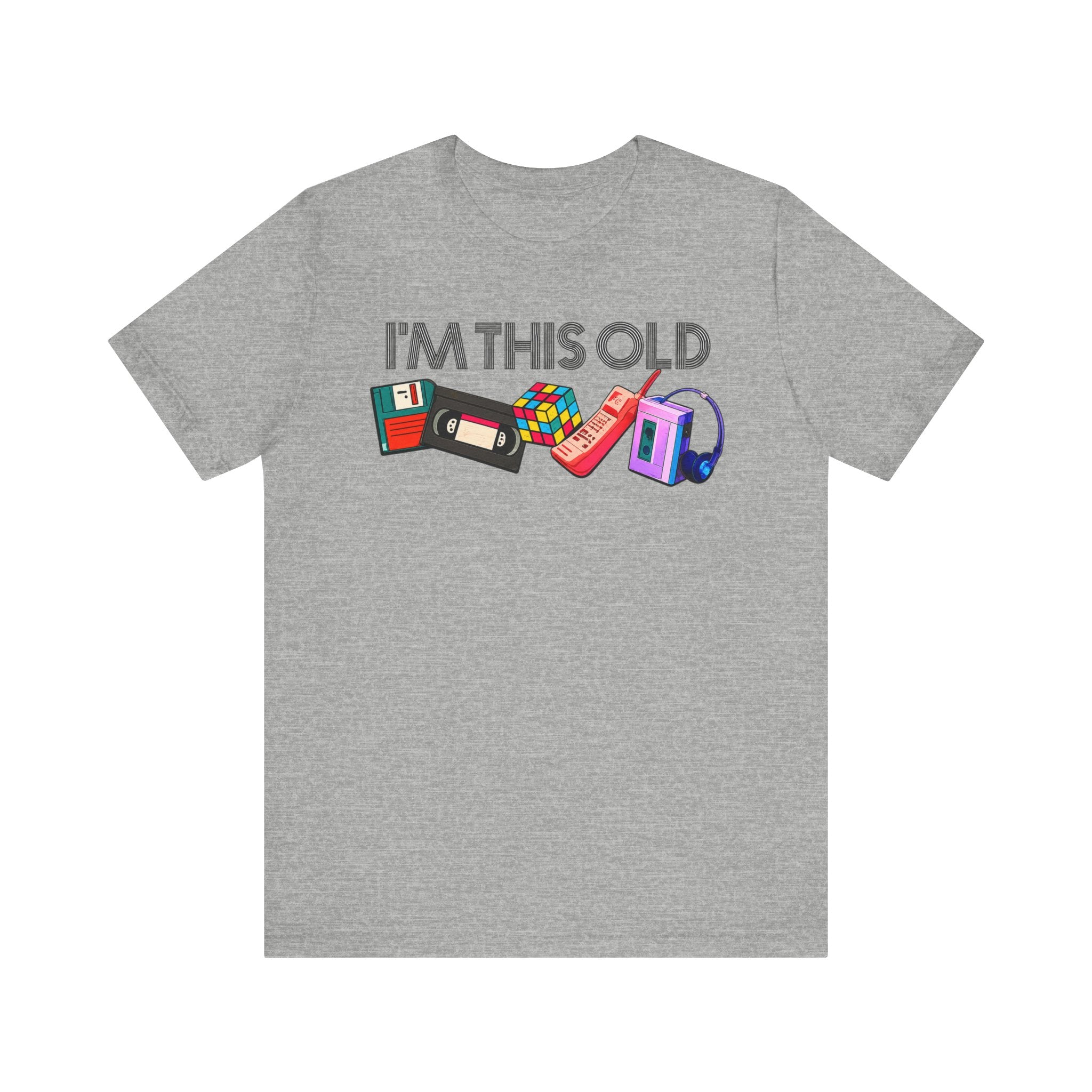 I'm This Old Retro Nostalgia Tee | 80s & 90s Throwback Graphic Shirt