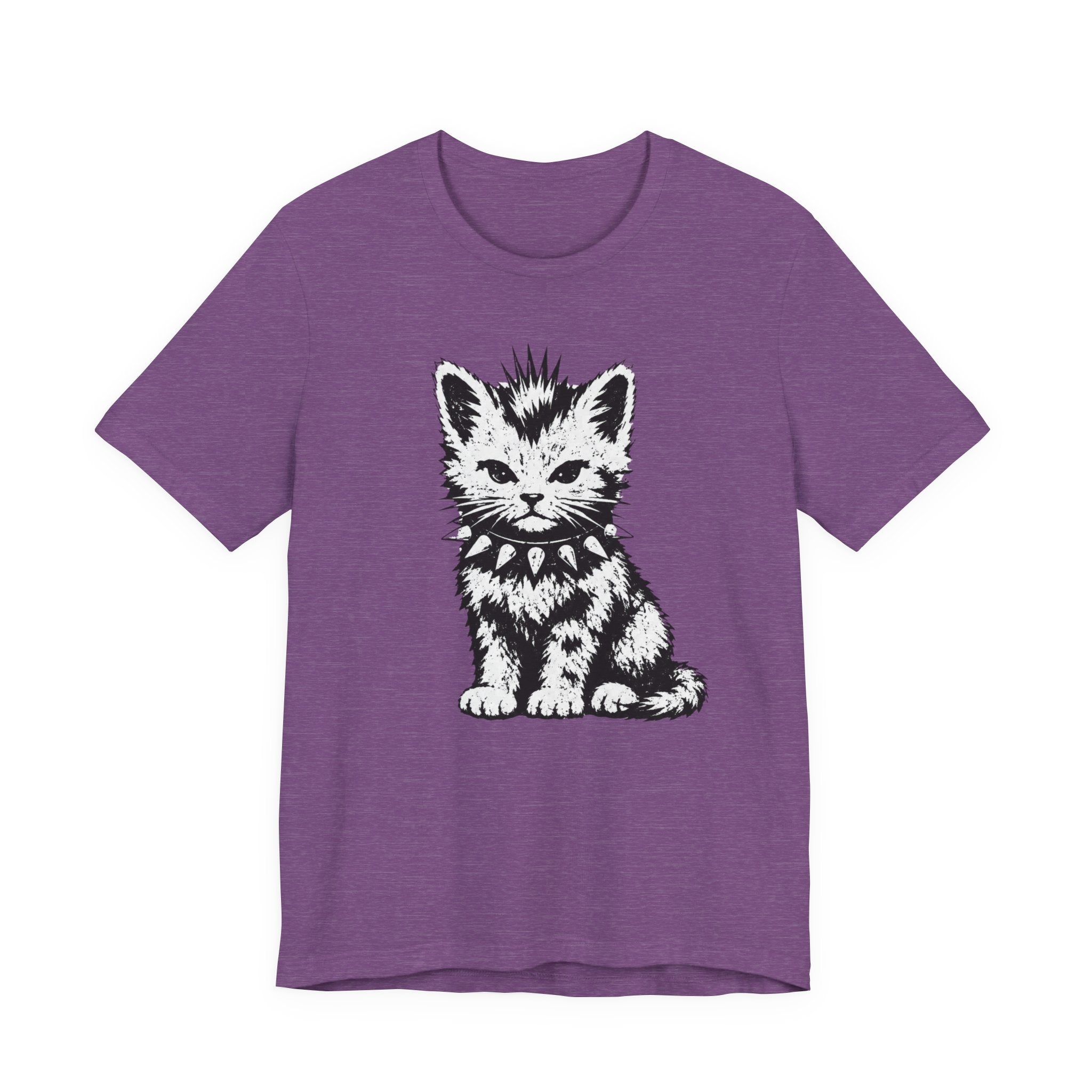Punk Rock Kitten Graphic T-Shirt | Alternative Cat Lover Tee