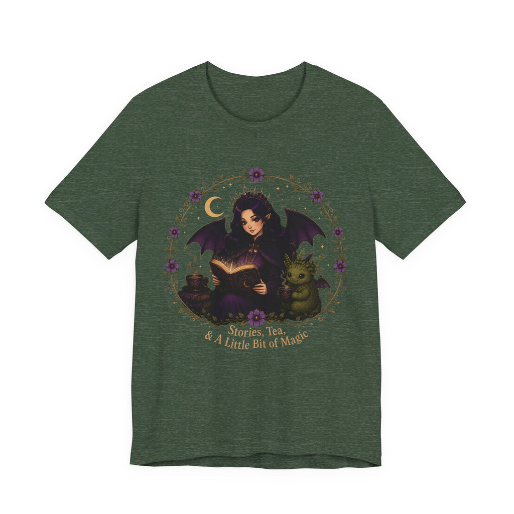 Vespera's Midnight Stories | Cozy Gothic Fantasy Witch T-Shirt
