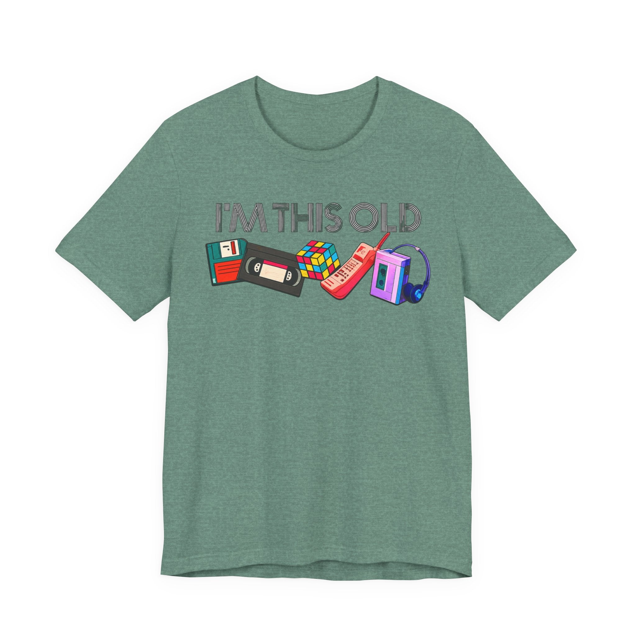 I'm This Old T-Shirt | Retro 80s & 90s Nostalgia Graphic Tee