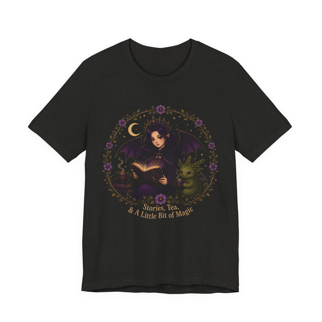 Vespera's Midnight Stories | Cozy Gothic Fantasy Witch T-Shirt