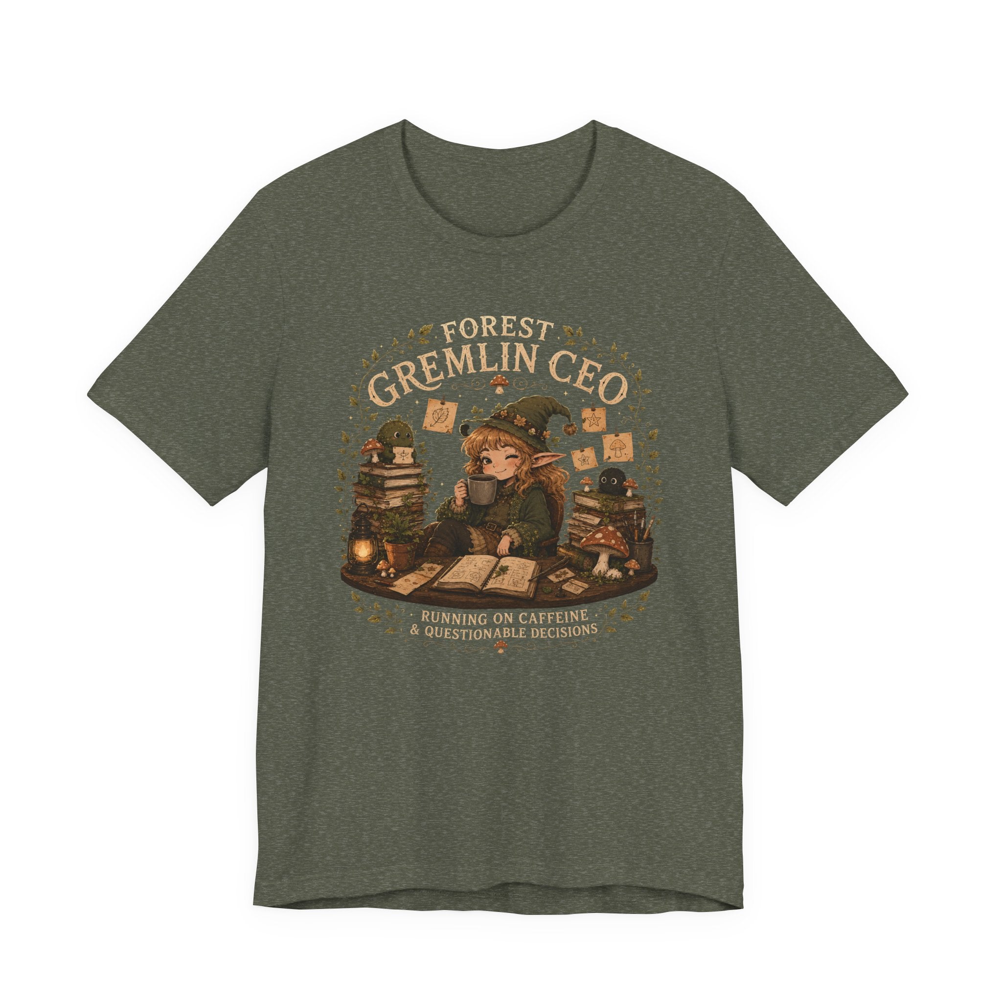 Forest Gremlin CEO | Cozy Cottagecore Fantasy T-Shirt