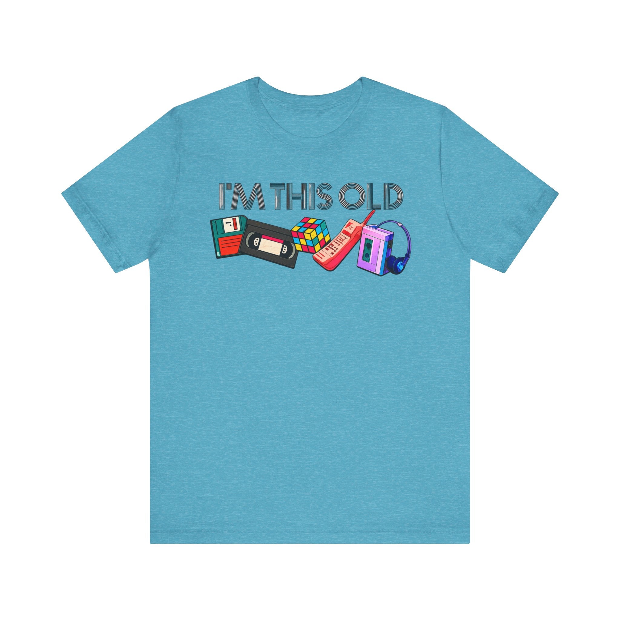 I'm This Old Retro Nostalgia Tee | 80s & 90s Throwback Graphic Shirt