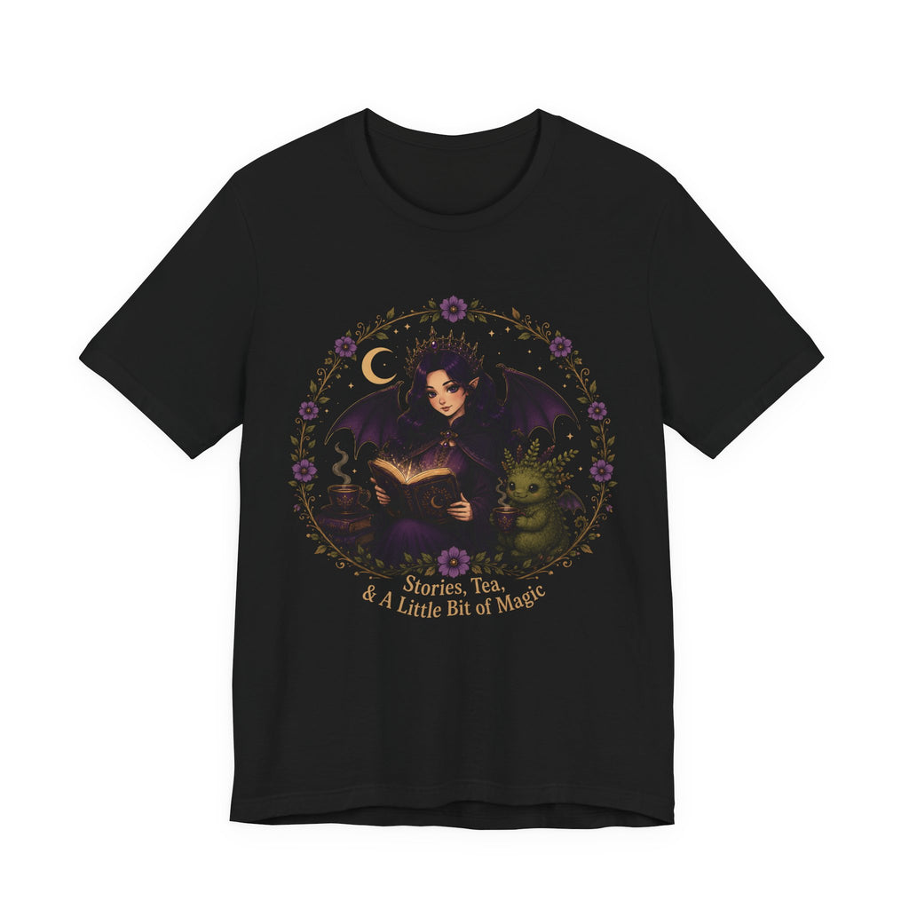 Vespera's Midnight Stories | Cozy Gothic Fantasy Witch T-Shirt