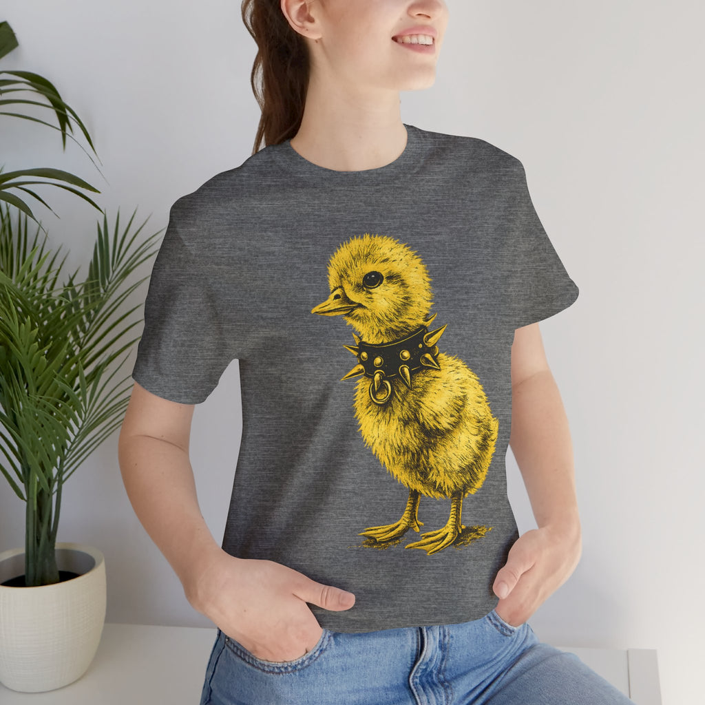 Punk Rock Chick Unisex Graphic Tee | Cute Rebel Baby Chick Shirt