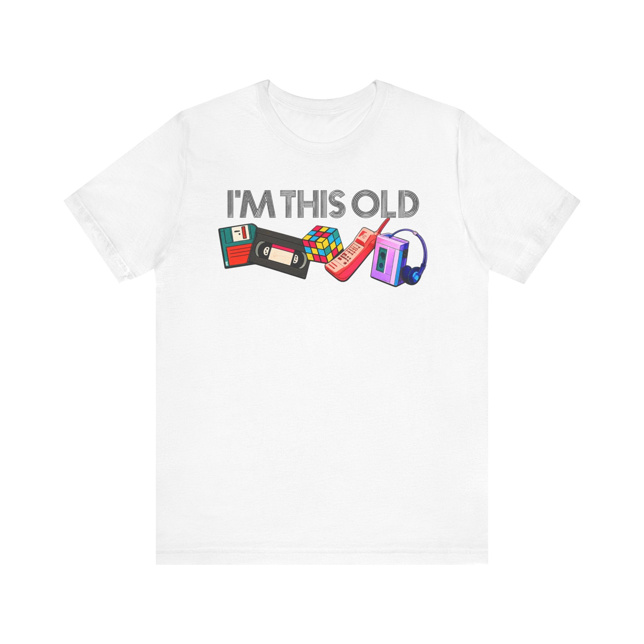 I'm This Old Retro Nostalgia Tee | 80s & 90s Throwback Graphic Shirt