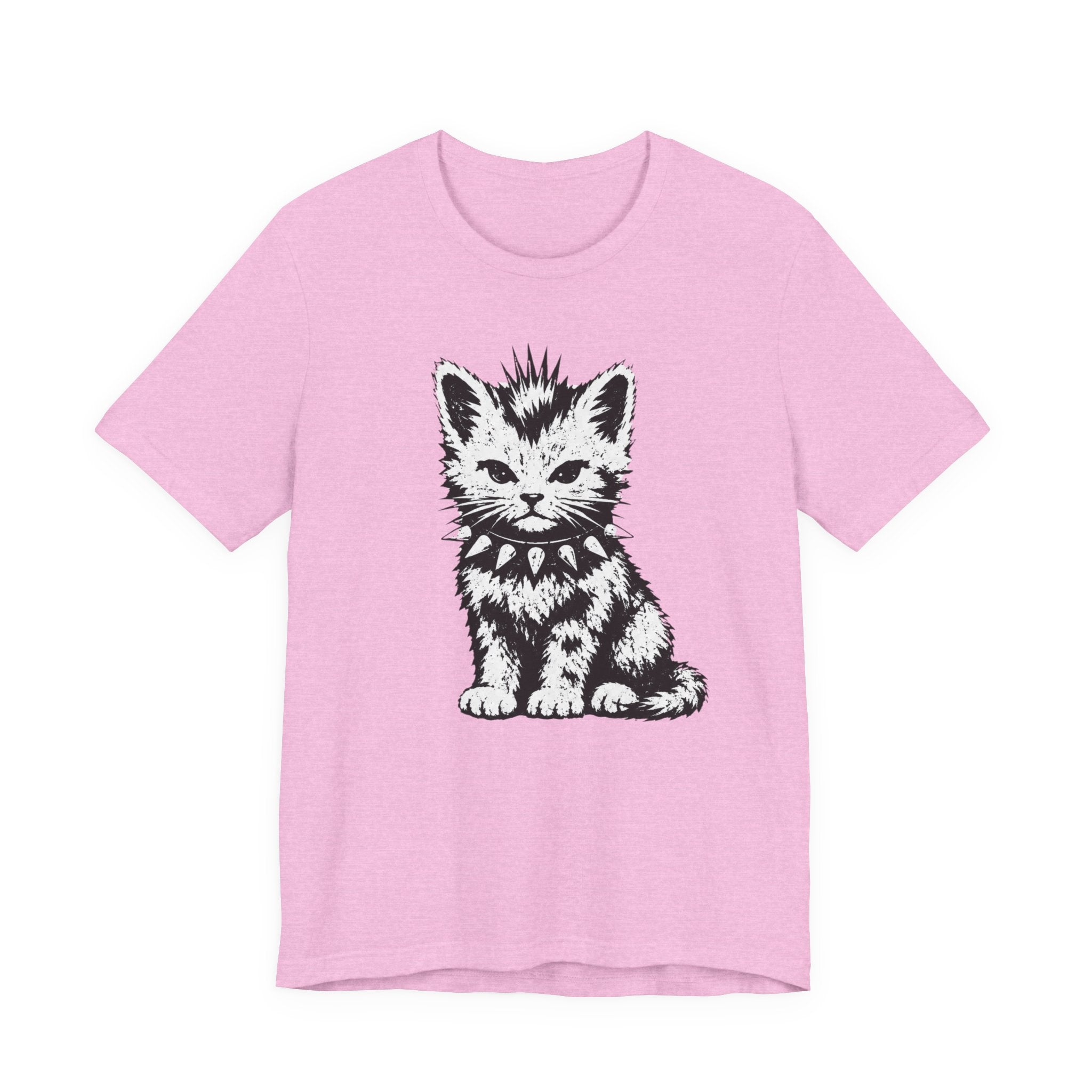 Punk Rock Kitten Graphic T-Shirt | Alternative Cat Lover Tee