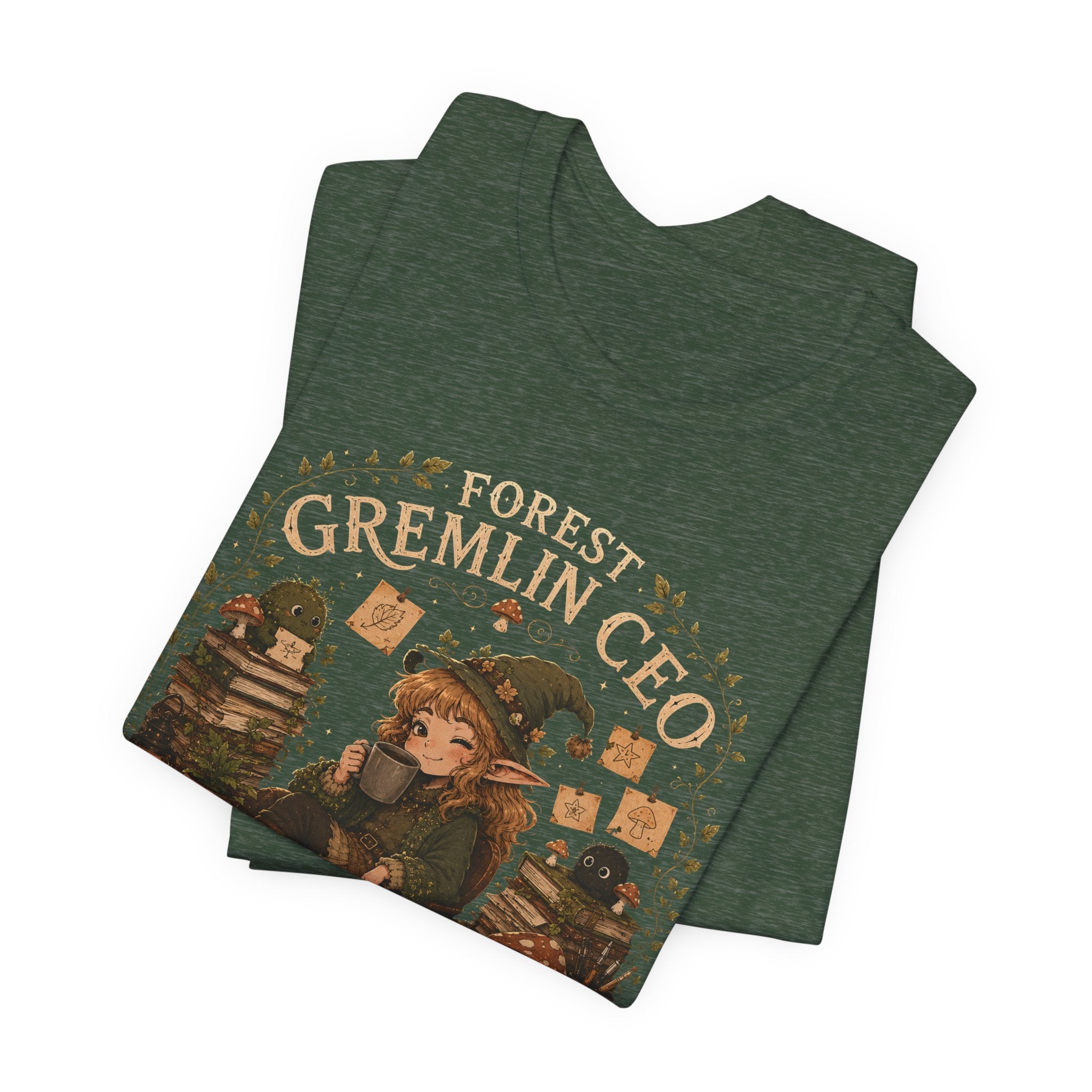 Forest Gremlin CEO | Cozy Cottagecore Fantasy T-Shirt