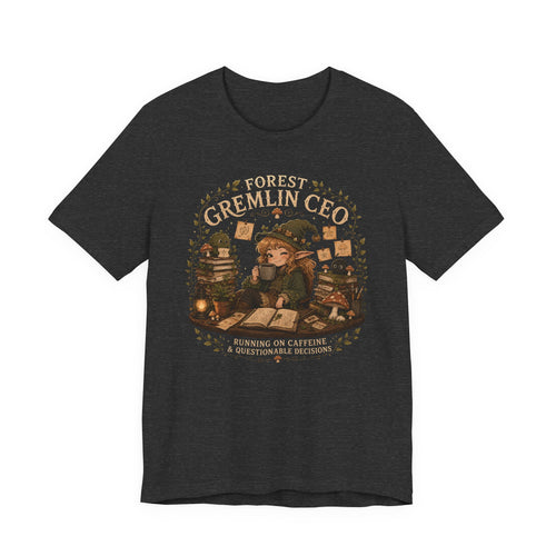 Forest Gremlin CEO | Cozy Cottagecore Fantasy T-Shirt