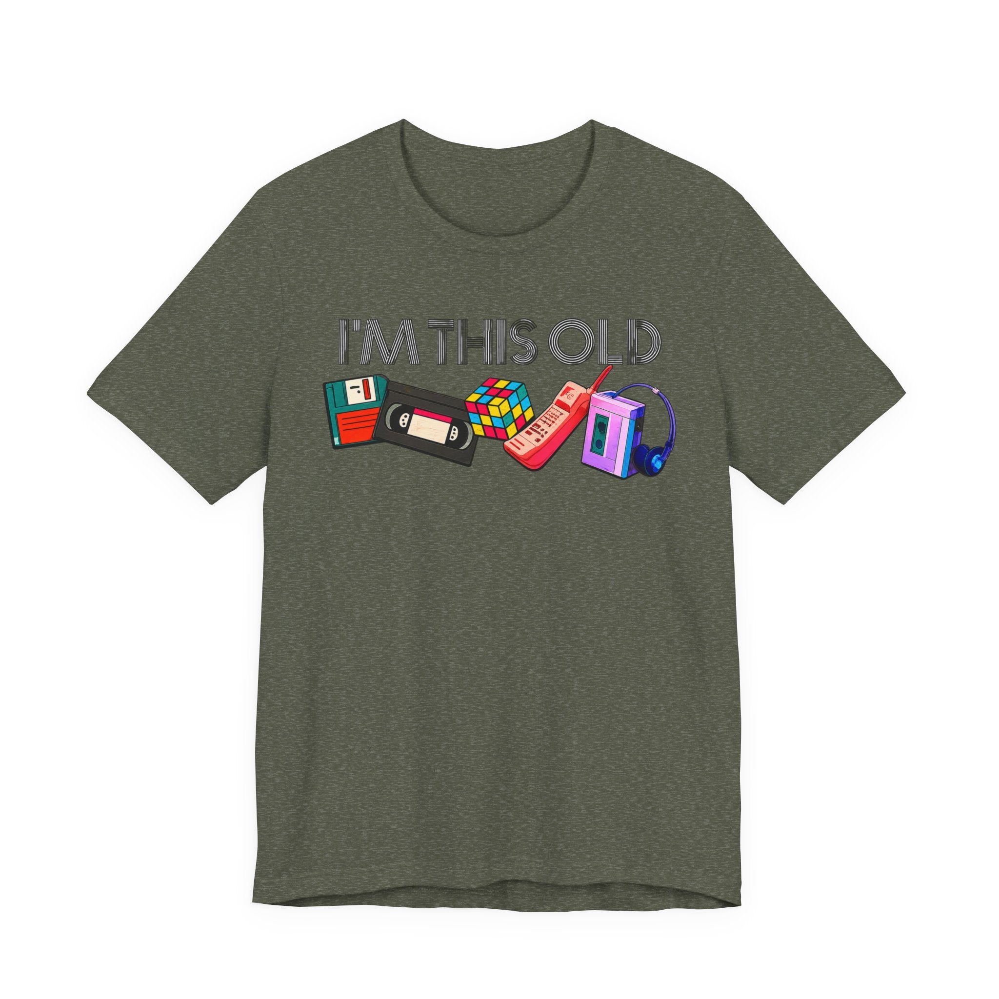 I'm This Old T-Shirt | Retro 80s & 90s Nostalgia Graphic Tee