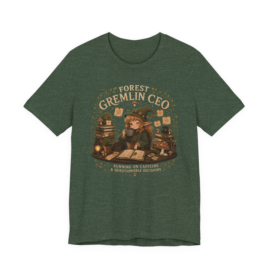 Forest Gremlin CEO | Cozy Cottagecore Fantasy T-Shirt