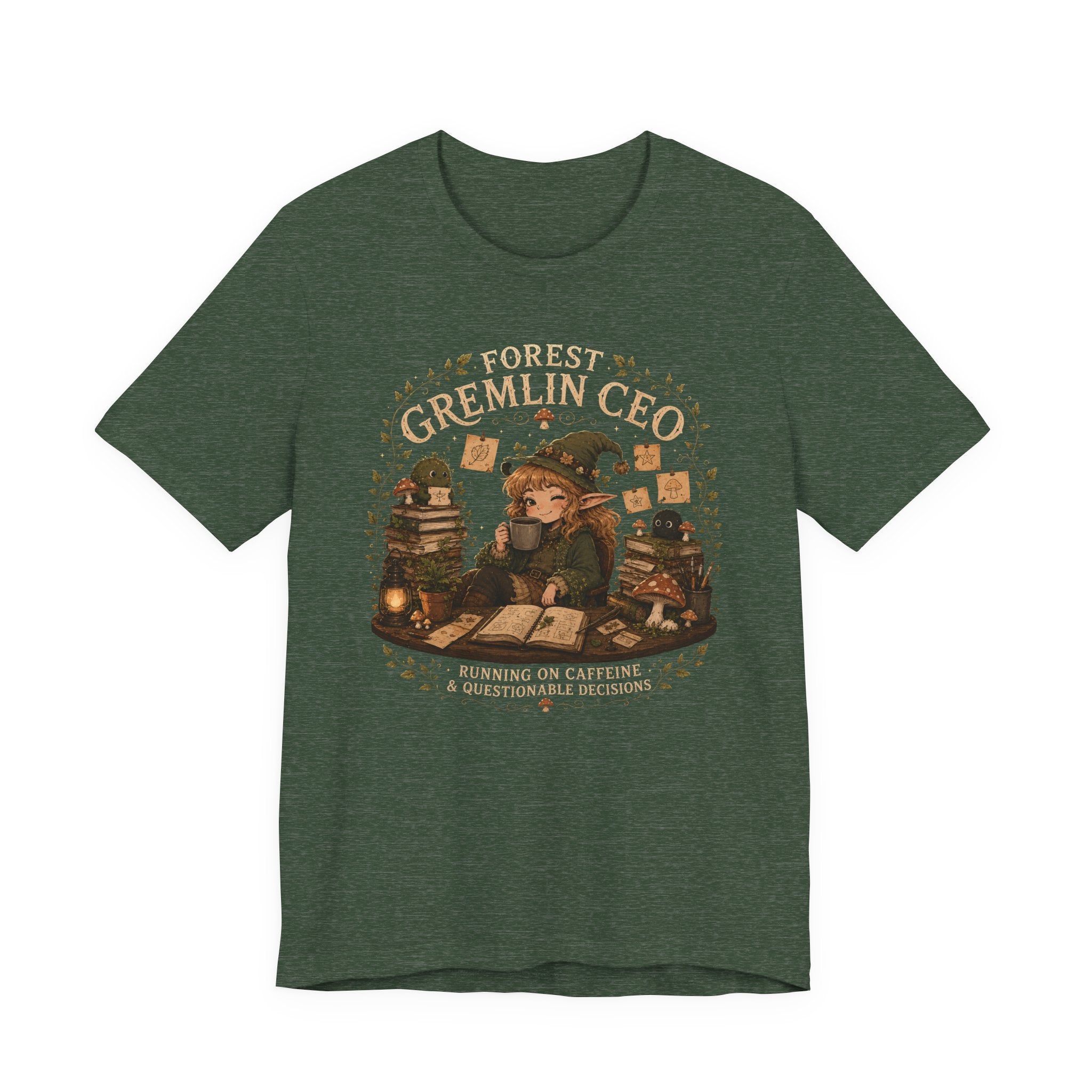 Forest Gremlin CEO | Cozy Cottagecore Fantasy T-Shirt