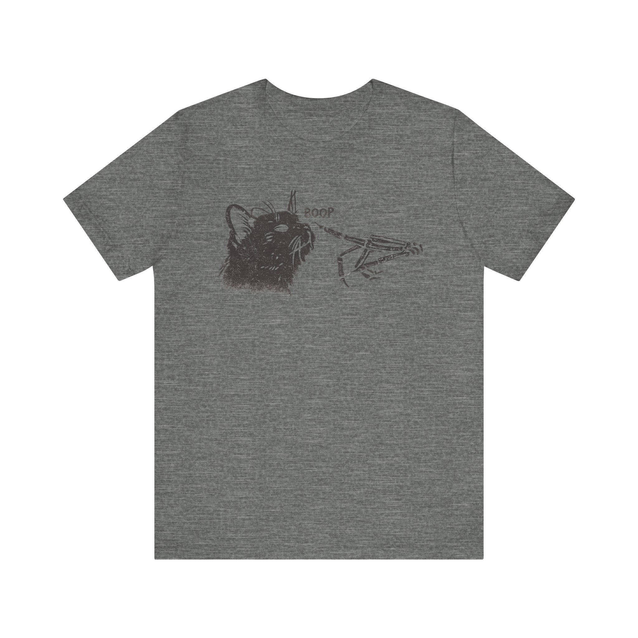 Cat Skeleton 'Boop' Graphic Tee – Funny Goth Cat T‑Shirt