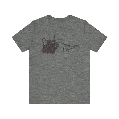 Cat Skeleton 'Boop' Graphic Tee – Funny Goth Cat T‑Shirt